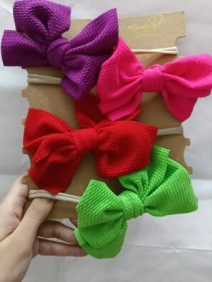 Set of Colorful Hair Bows