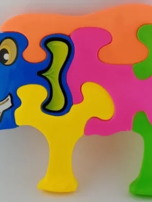 Education Elephant Puzzle Toy For Kids