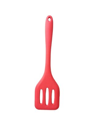 Silicone Turner Spatula Slotted Heat Resistant Hygienic One Piece Design, Non Stick Rubber Kitchen Utensil for Fish, Eggs, Pancakes