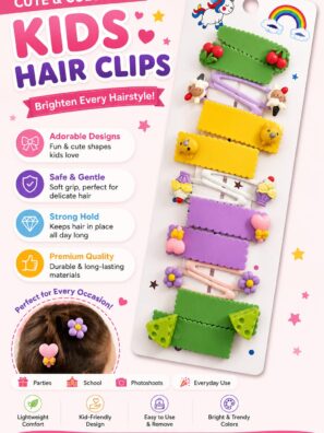 Kids Hair Clips Set
