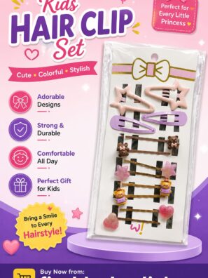 Kids Hair Clip Set