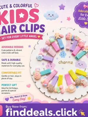 Cute & Colorful Kids Hair Clips